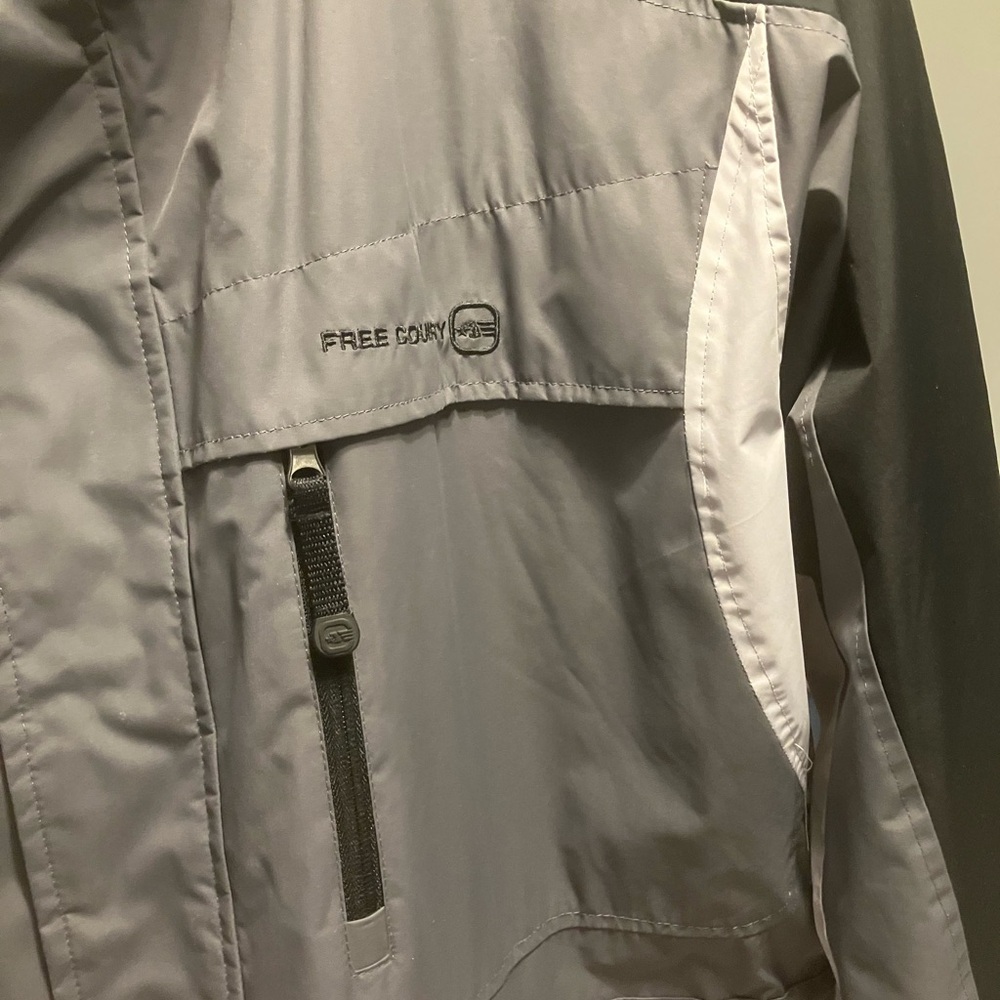 Free Country XXL Insulated Winter Jacket Gray Black Ski Snow Coat - Picture 4 of 9